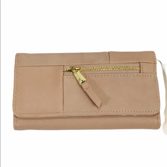 Jessica Simpson Chloe Tawny Wallet, Light Pink - Picture 1 of 4